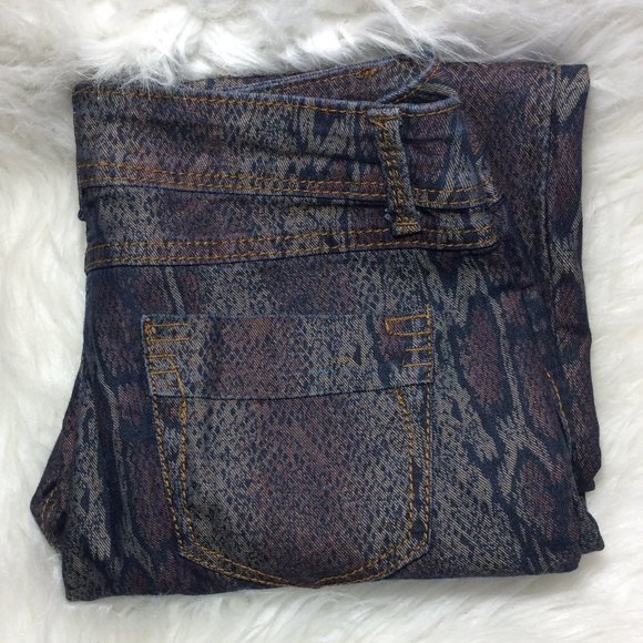 a.n.a. Rainbow Snakeskin Skinny NWOT - Picture 1 of 4